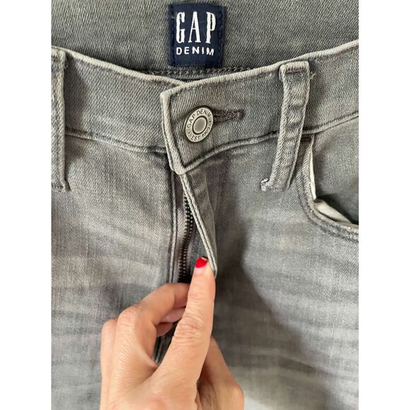 Gap Favorite Distressed Jegging Denim Jeans Gray Size 2/26 - Picture 5 of 8